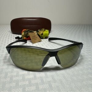 MAUI JIM Hot Sands Sunglasses-MJ 426-11M 71/16-116 Polarized-Black Yellow Lens